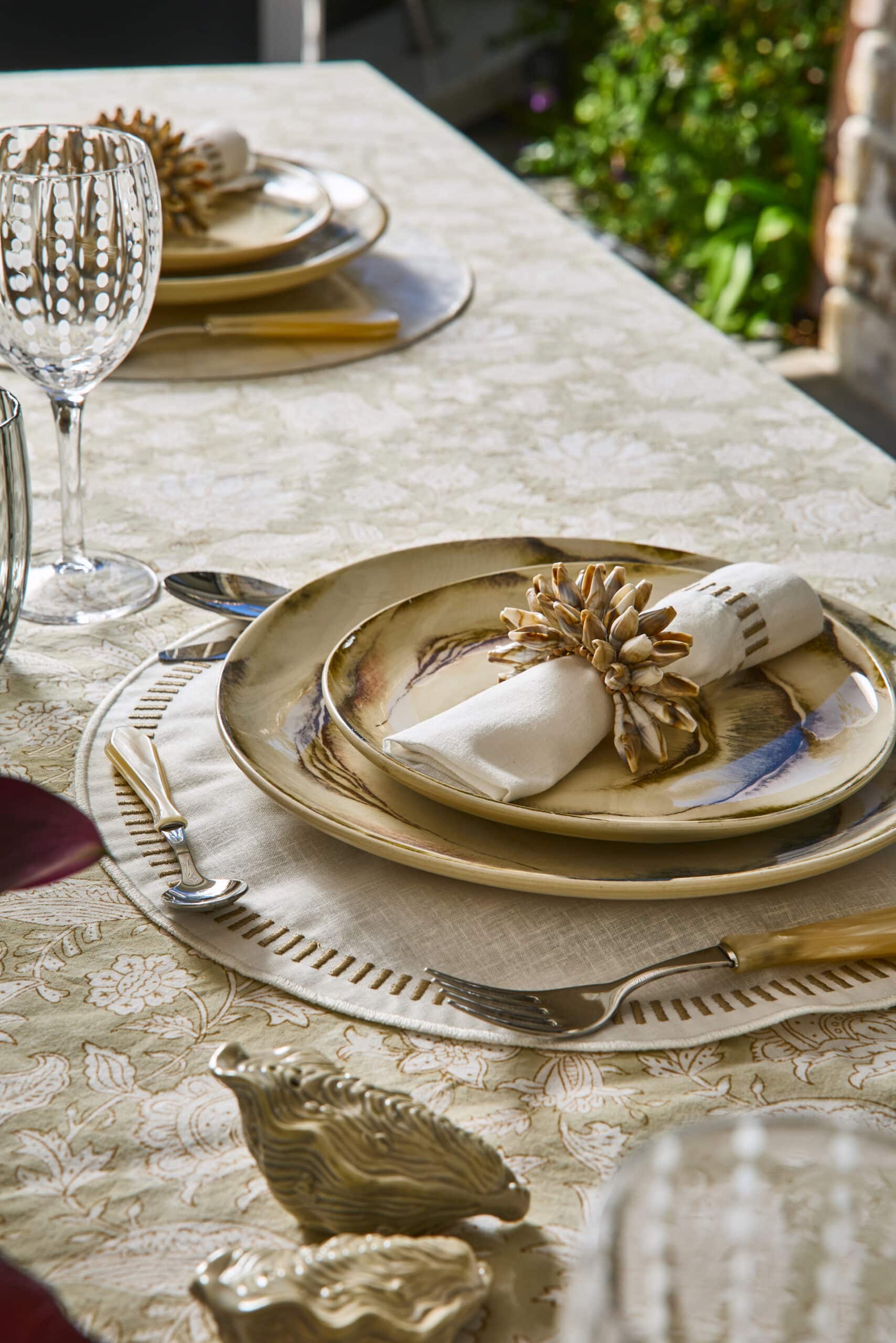 צלחת מנה עיקרית Oyster - פיית השולחן