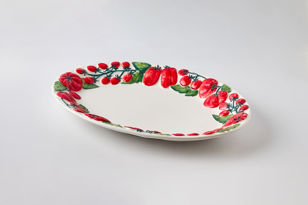 פלטת הגשה Tomato Oval - פיית השולחן