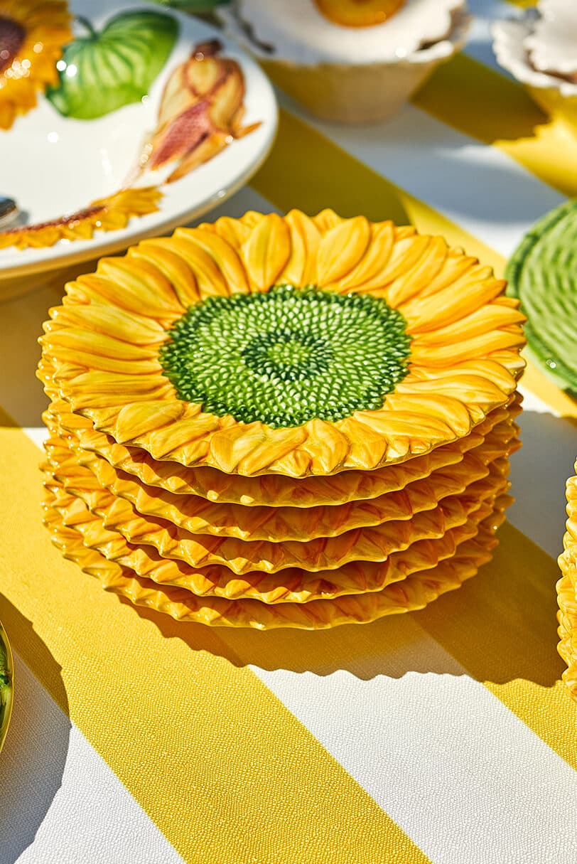 צלחת מנה ראשונה Sunflower - פיית השולחן