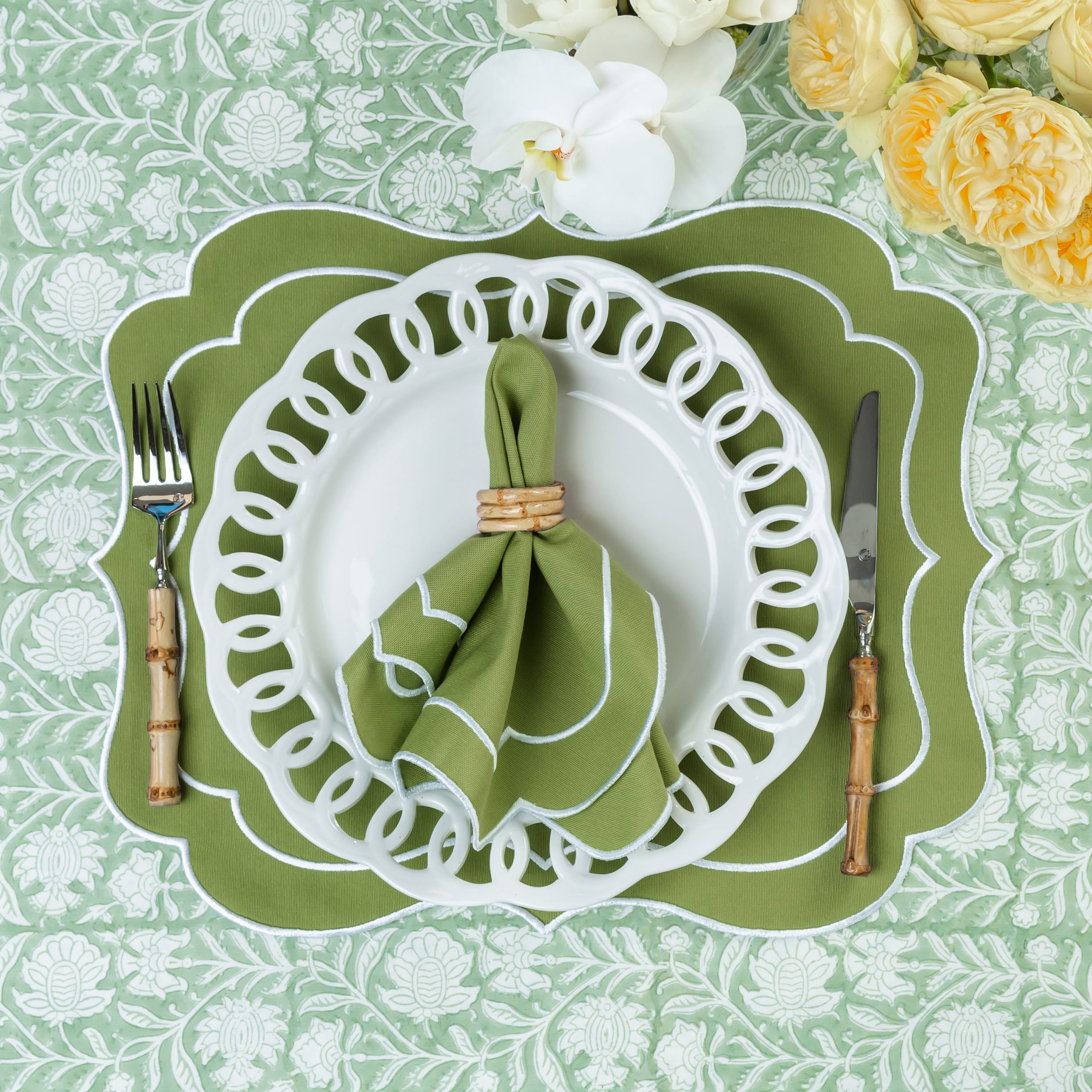 Aurora ירוק apple | סט 6 - פיית השולחן