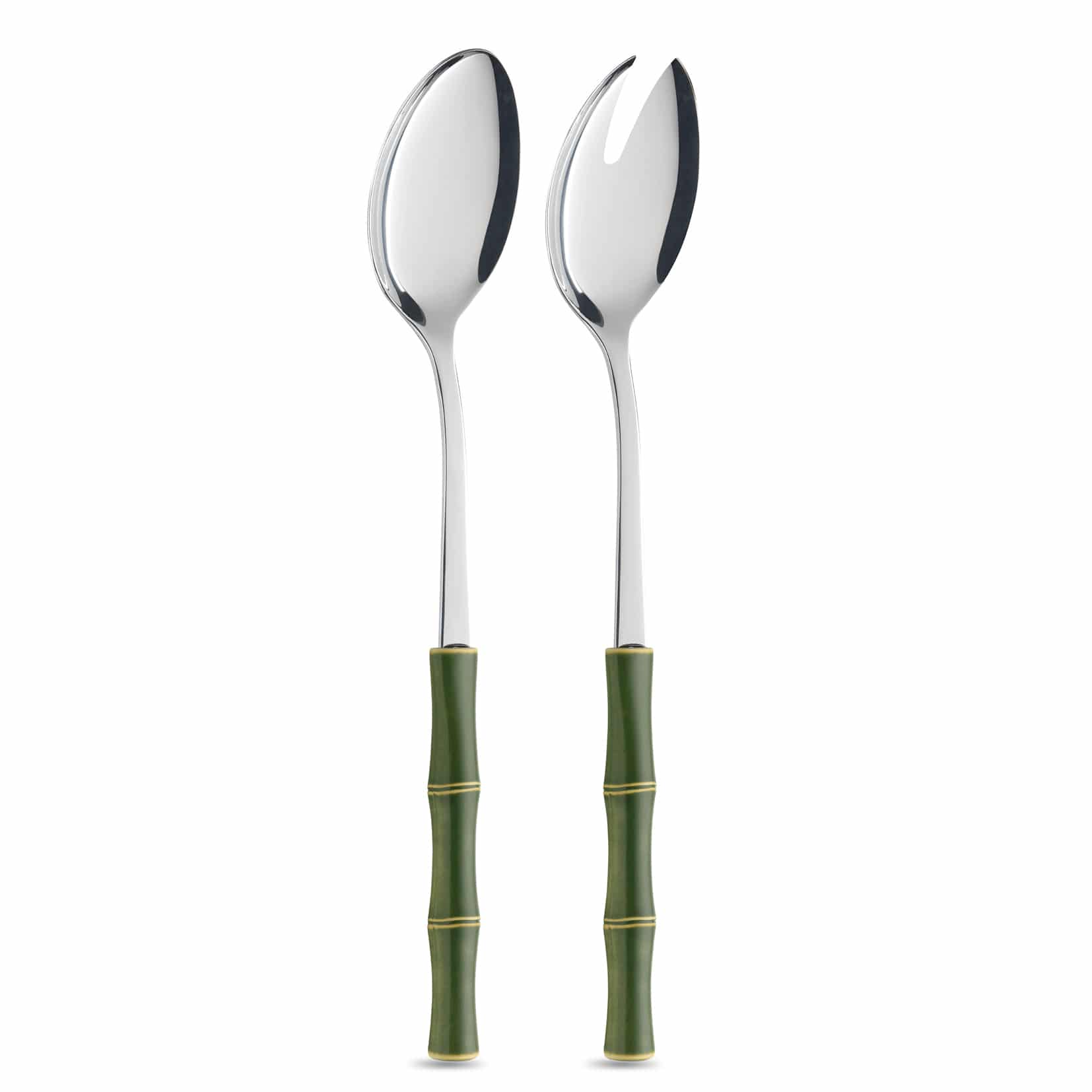 כפות הגשה ירוק Bamboo - פיית השולחן