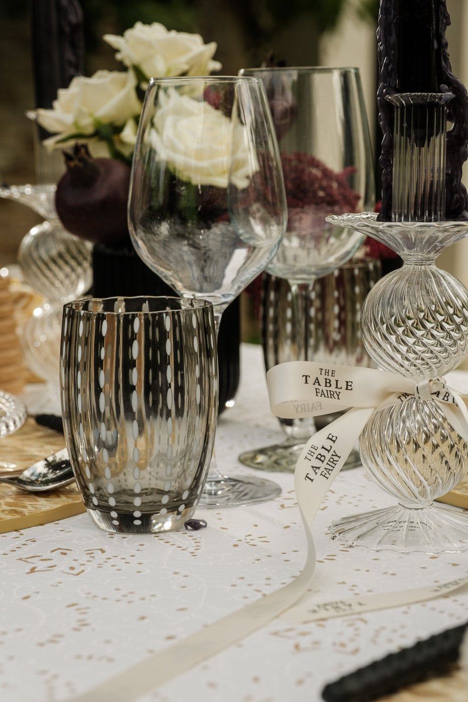 כוס Zafferano Grey Perle - פיית השולחן