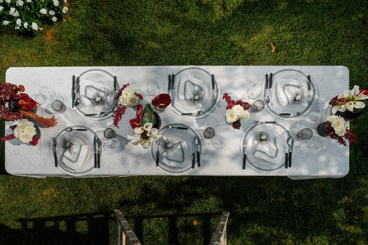 חבק מפית Flare זהב & שחור - פיית השולחן