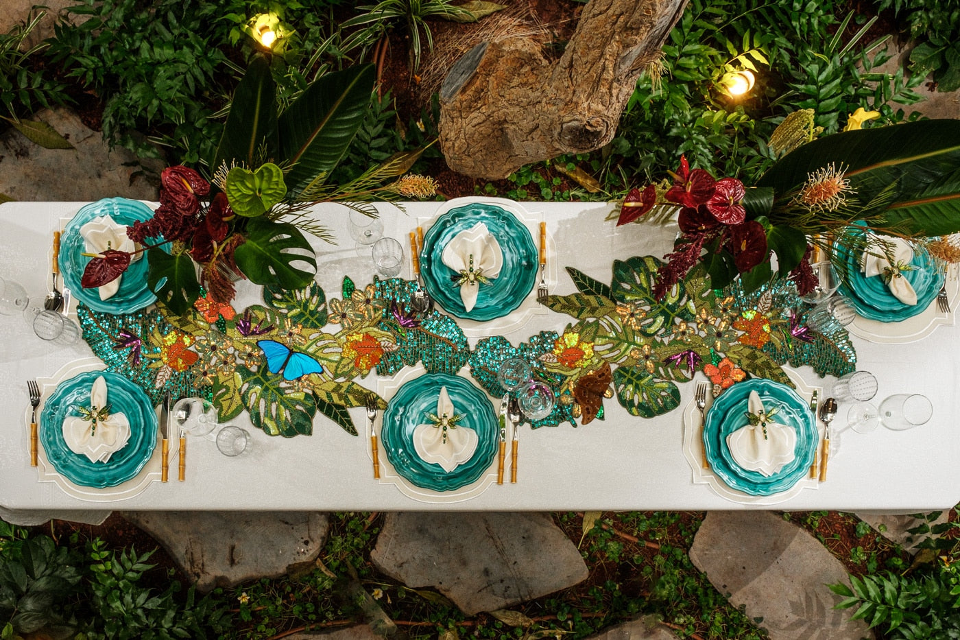 סט סכו״ם Bamboo טבעי -24 Piece - פיית השולחן