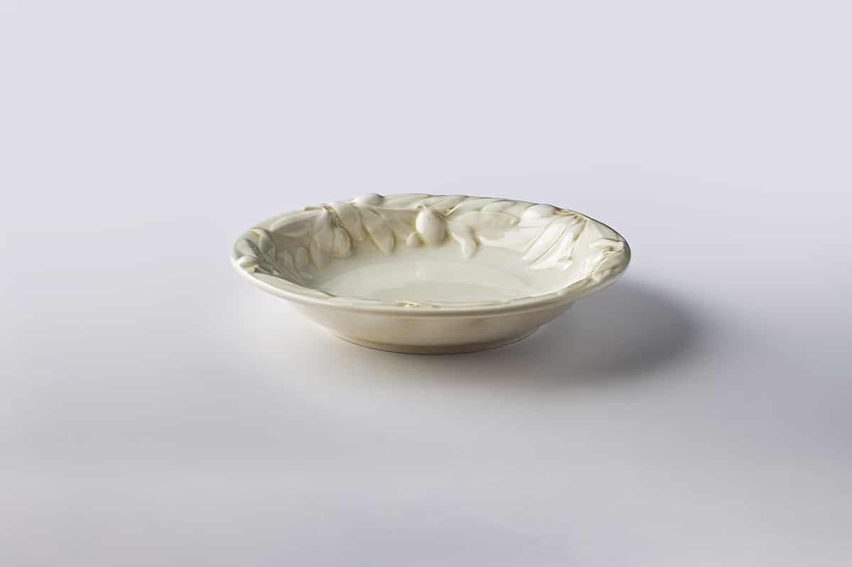 צלחת לבן Olive Soup - פיית השולחן