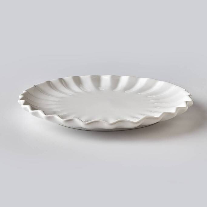 צלחת מנה ראשונה Pleated - פיית השולחן