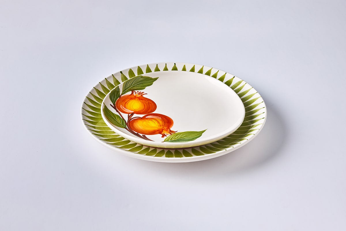 צלחת מנה ראשונה Pomegranate - פיית השולחן