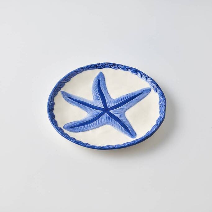 צלחת Starfish Salad כחול כהה - פיית השולחן