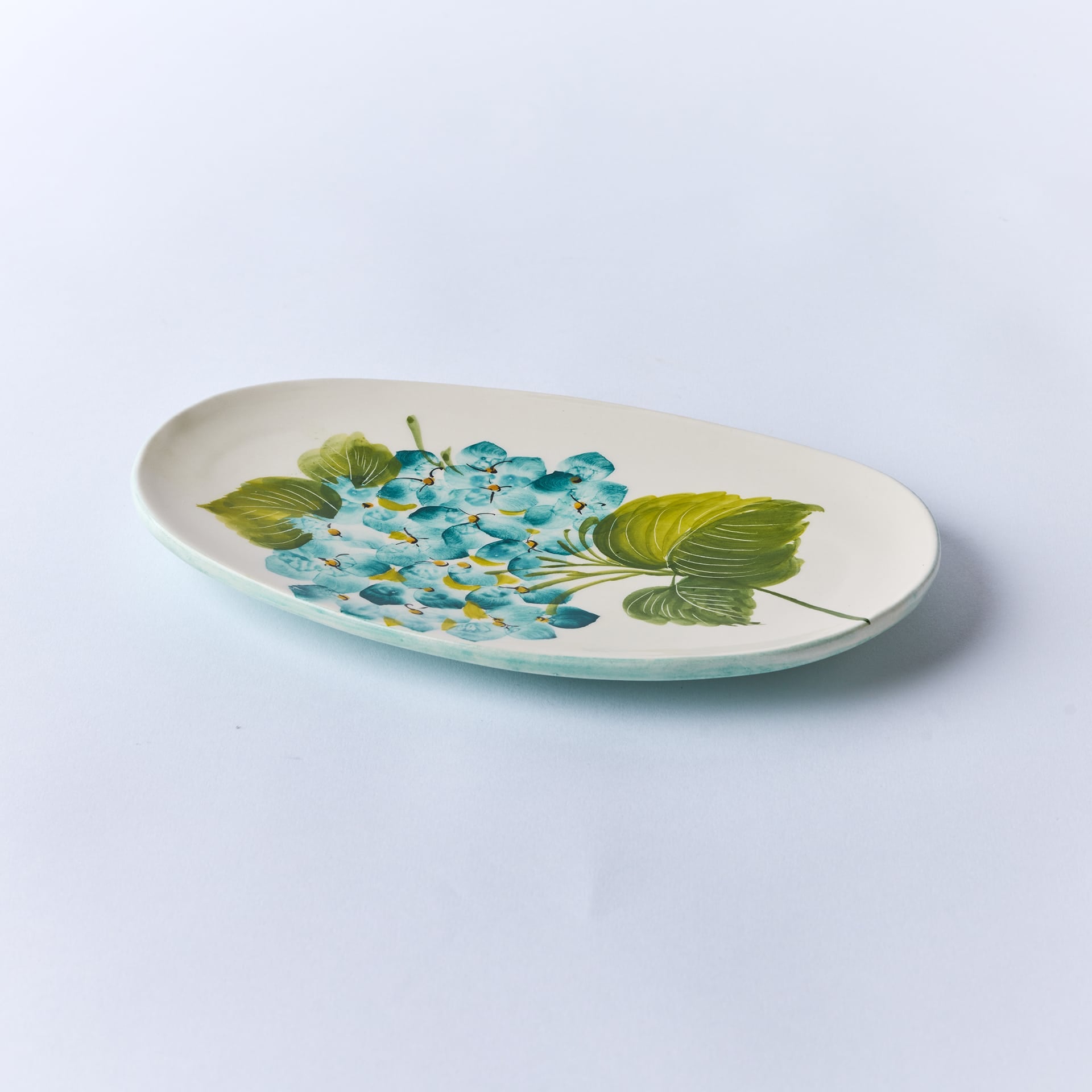 פלטת הגשה כחול Hydrangea Mini - פיית השולחן