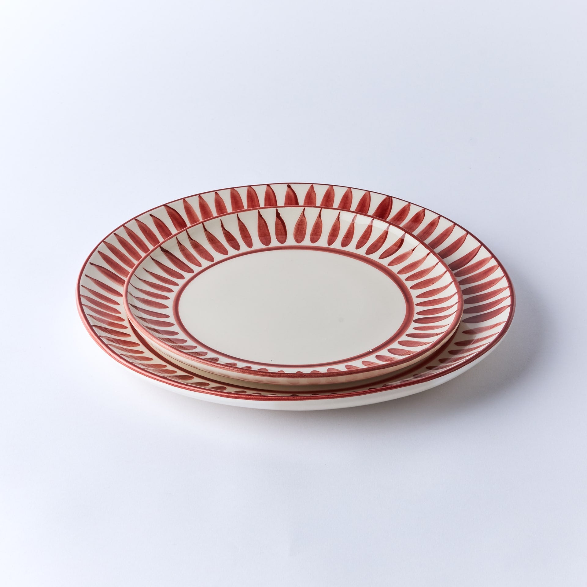 צלחת מנה עיקרית פלייר בורדו - פיית השולחן