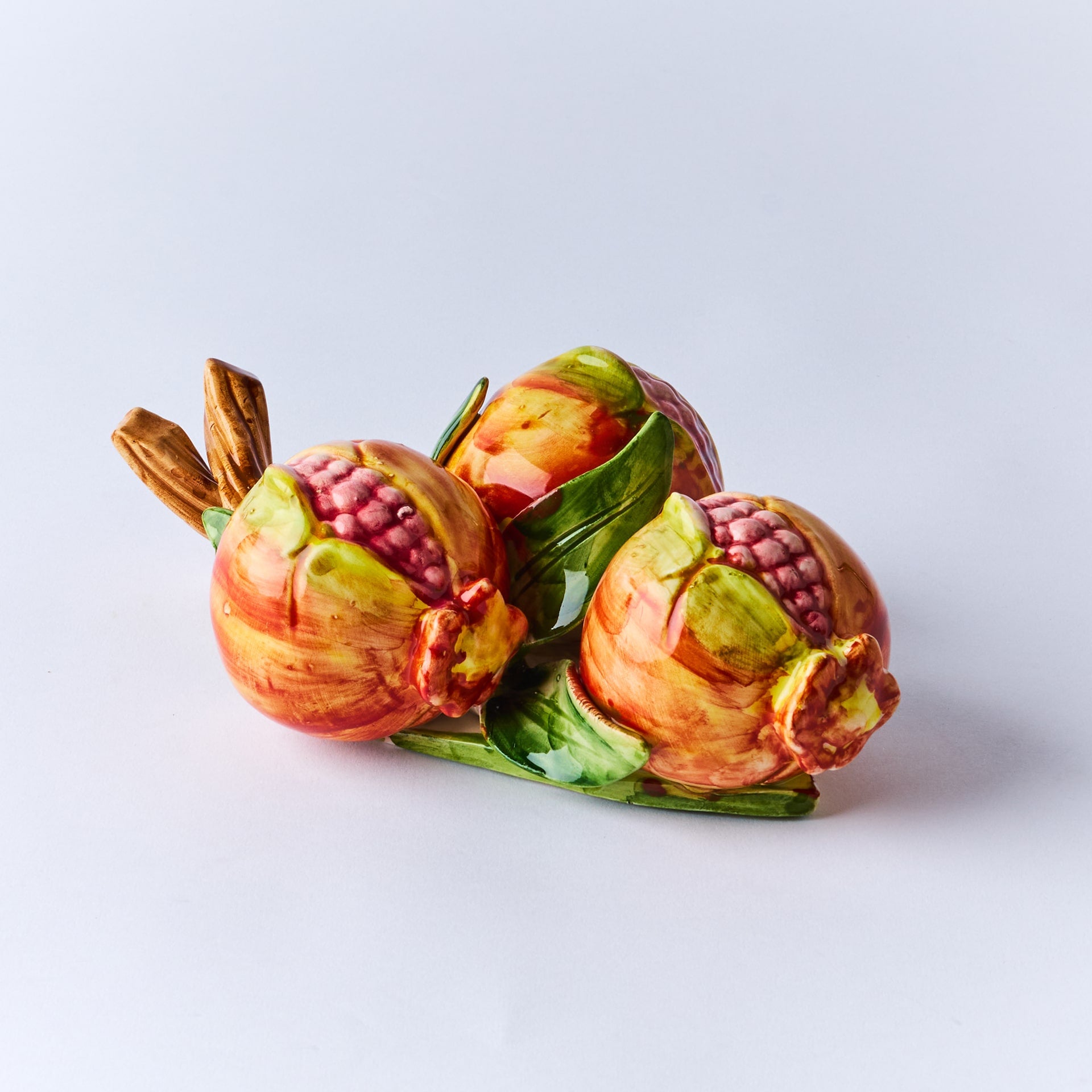 ענף 3 רימונים דקורטיביים - פיית השולחן