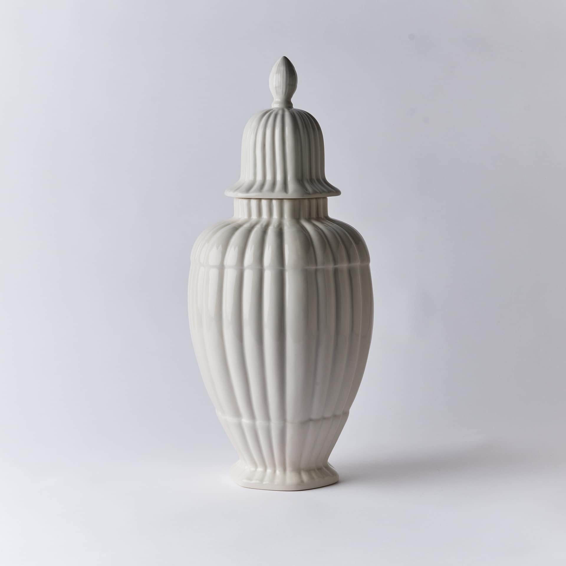 ואזה Cone לבן - פיית השולחן