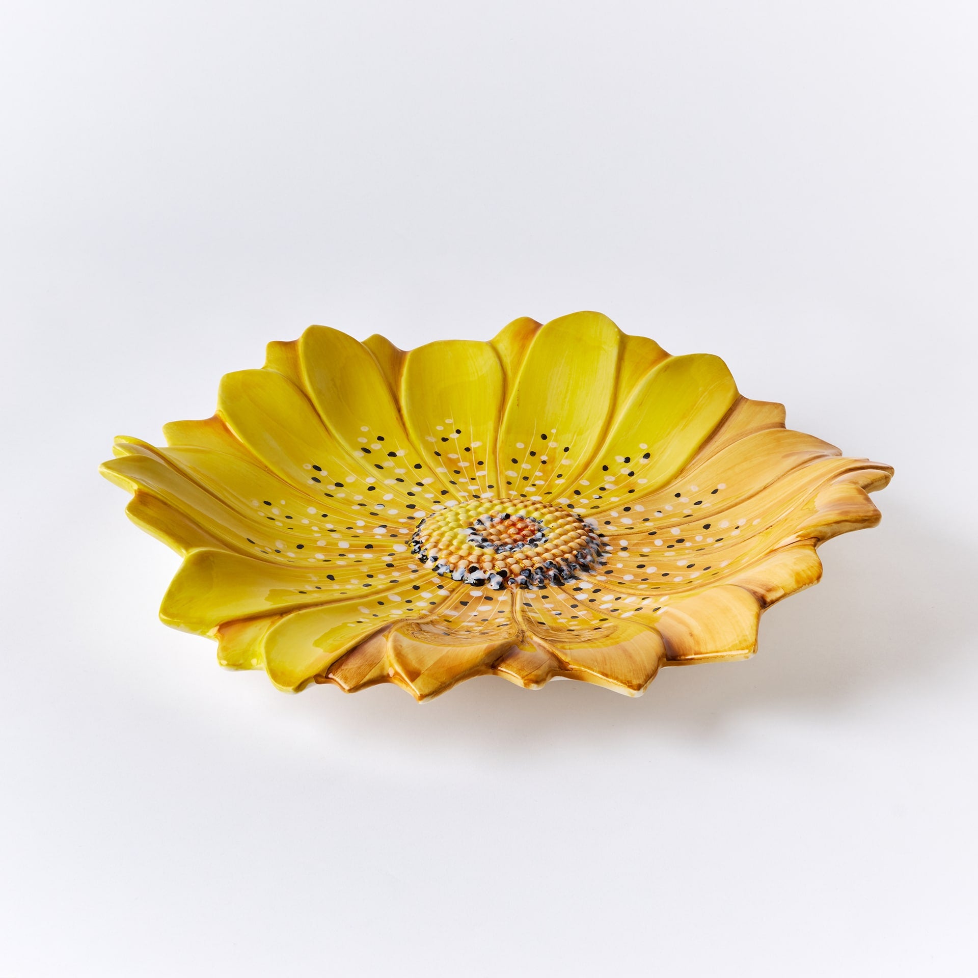 פלטת הגשה צהוב Flora Serving - פיית השולחן