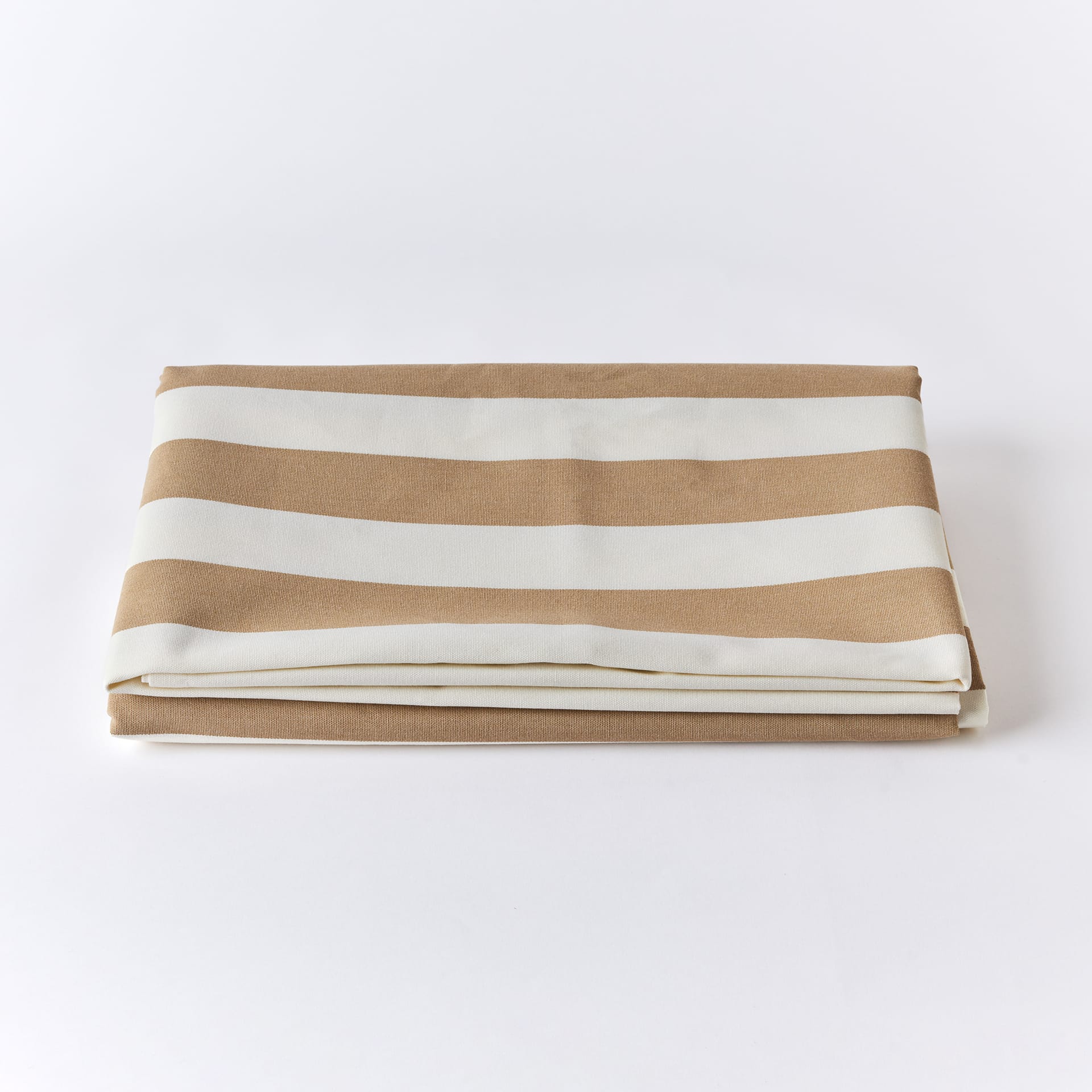 מפות – מפת פסים בצבע בז - פיית השולחן