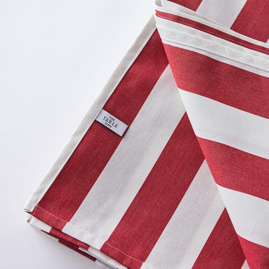 מפת שולחן Burgundy Stripe - פיית השולחן