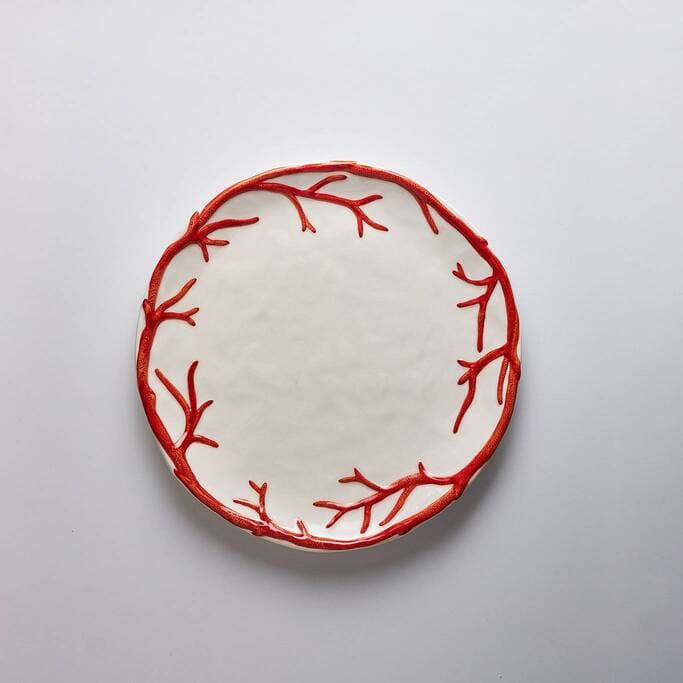 צלחת מנה ראשונה קורל - פיית השולחן