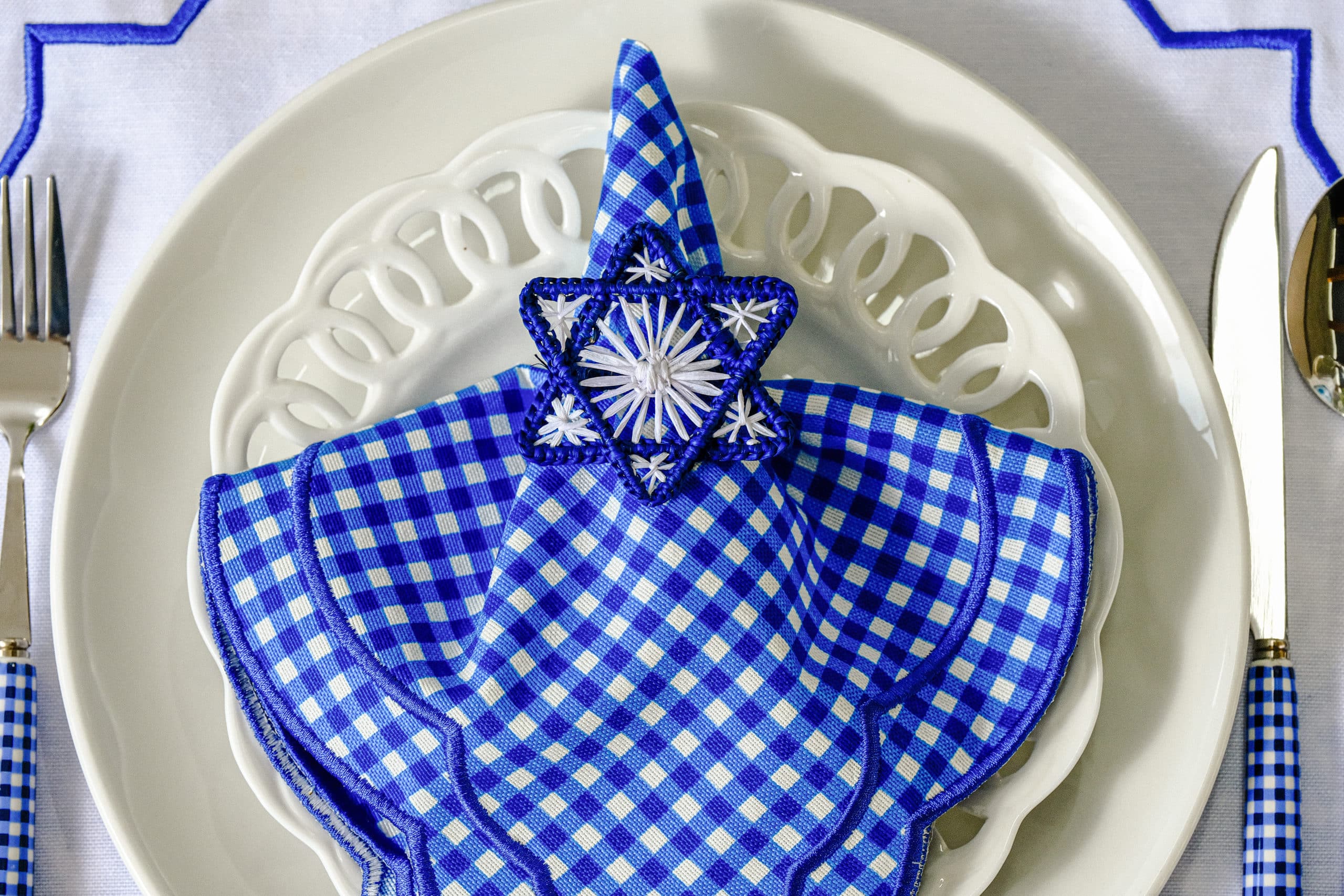 חבק מפית Star Of David - פיית השולחן