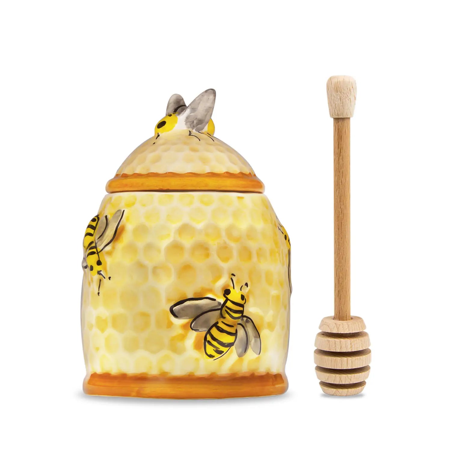 כלי דבש קרמיקה - פיית השולחן