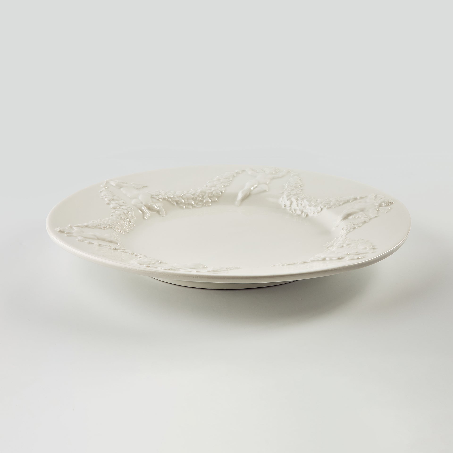 פלטת הגשה עגולה - מלאכים