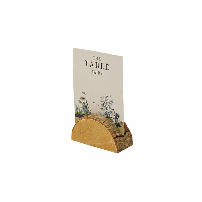 Wood Table Card Holders | Set Of 6 - פיית השולחן