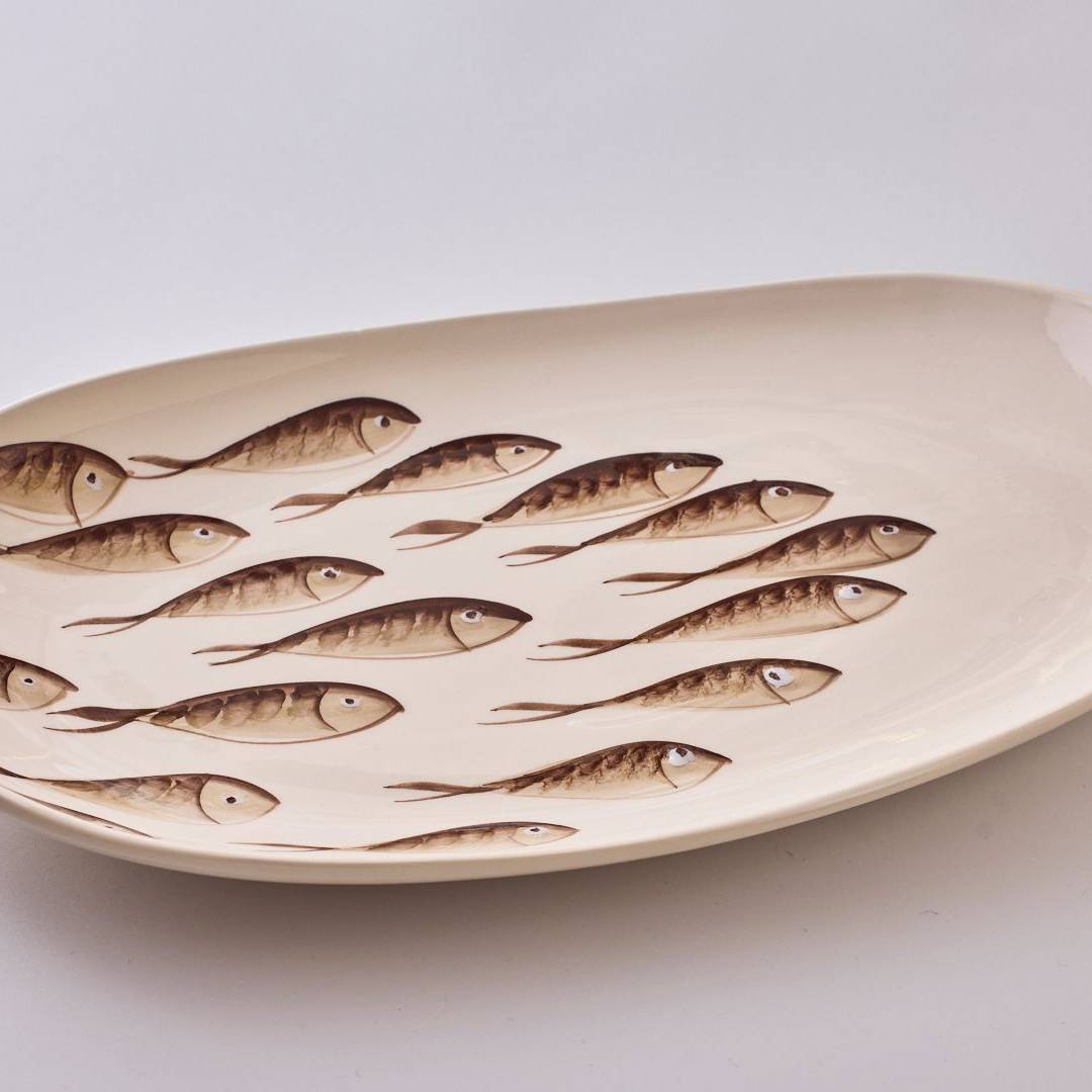 פלטת הגשה Oval Pesce Sand - S - פיית השולחן