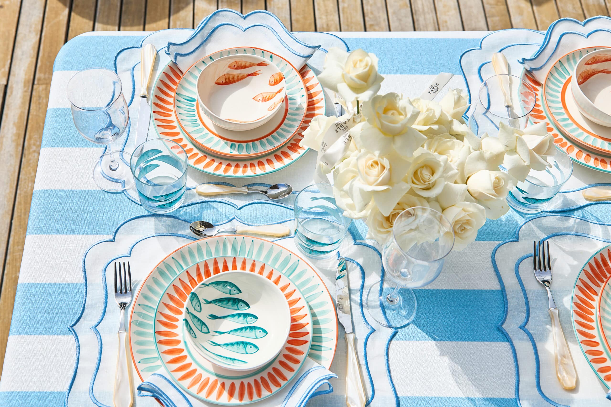 צלחת מנה ראשונה כתום Flare - פיית השולחן