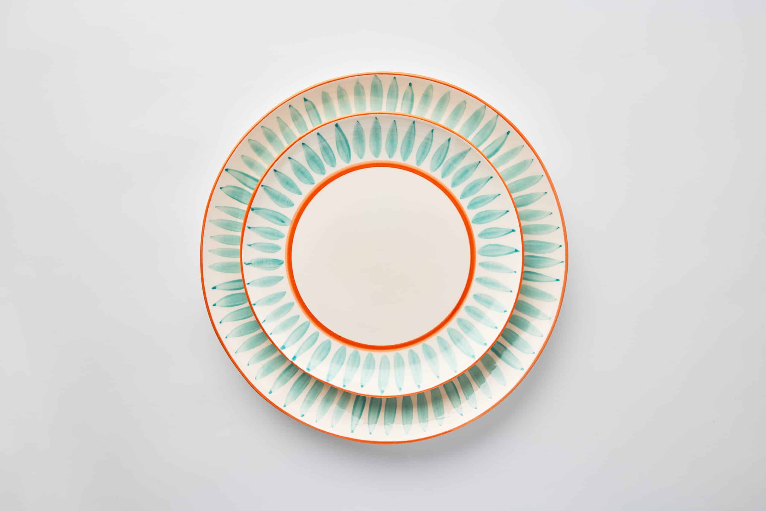 צלחת מנה עיקרית Turquoise Flare - פיית השולחן